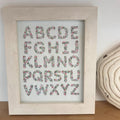 Abstract Alphabet Art Print - 8x10