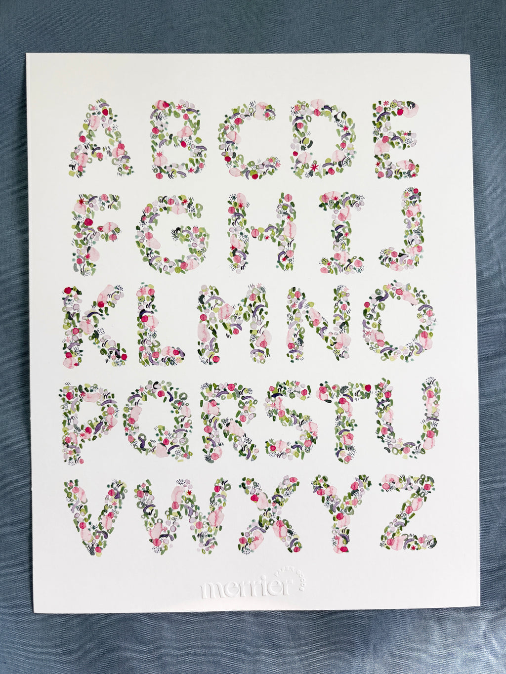 Abstract Alphabet Print