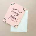 Merry & Bright Holiday Greeting Card