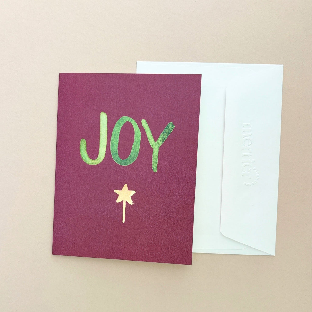 Simple Joy Holiday Greeting Card
