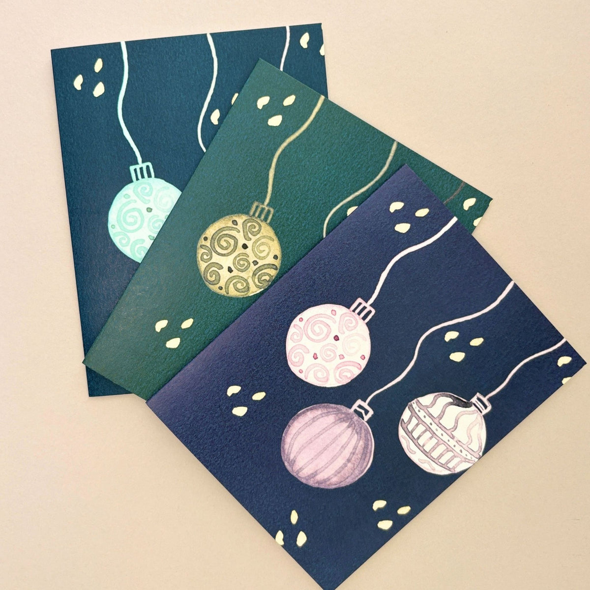 Merry Ornaments Holiday Greeting Card