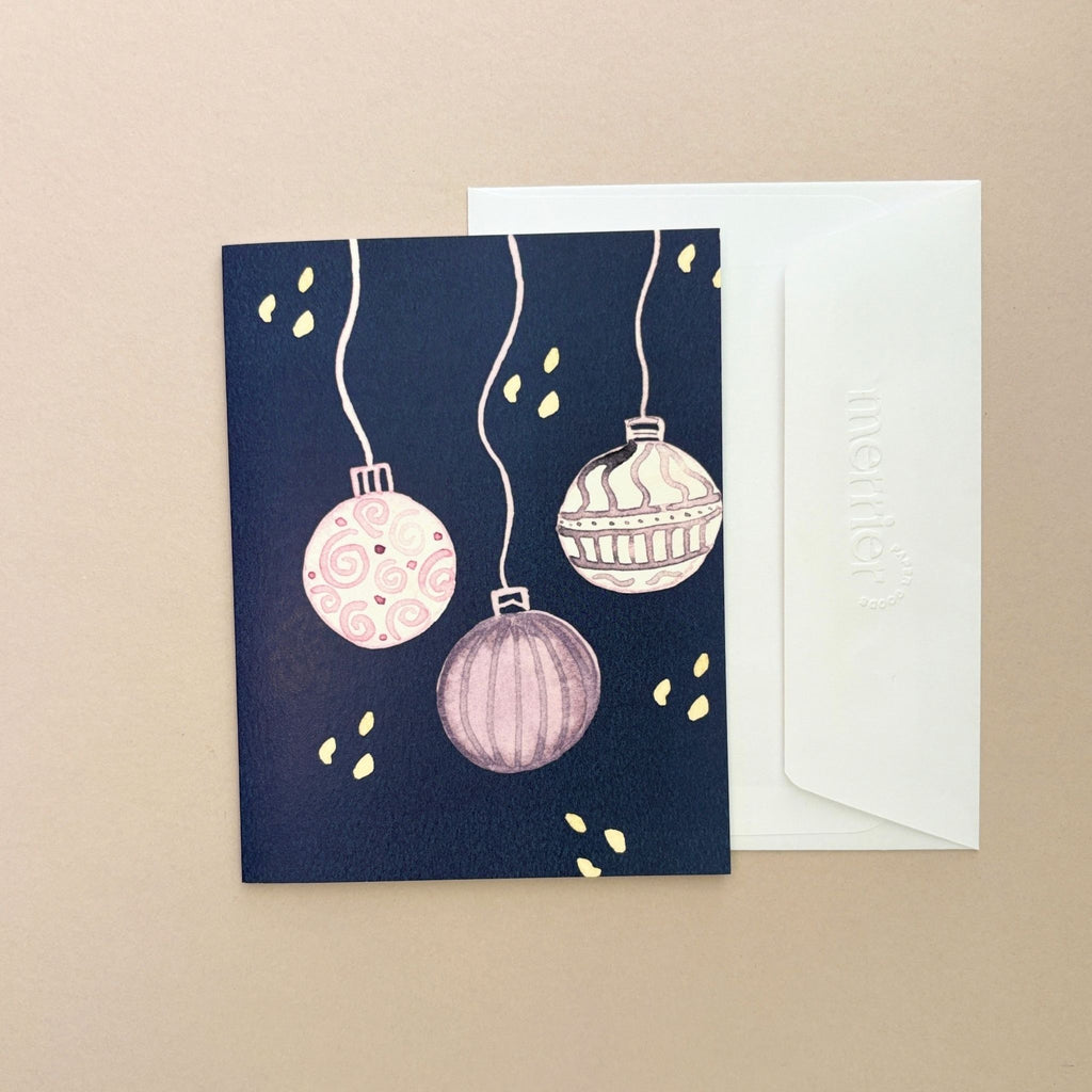 Merry Ornaments Holiday Greeting Card