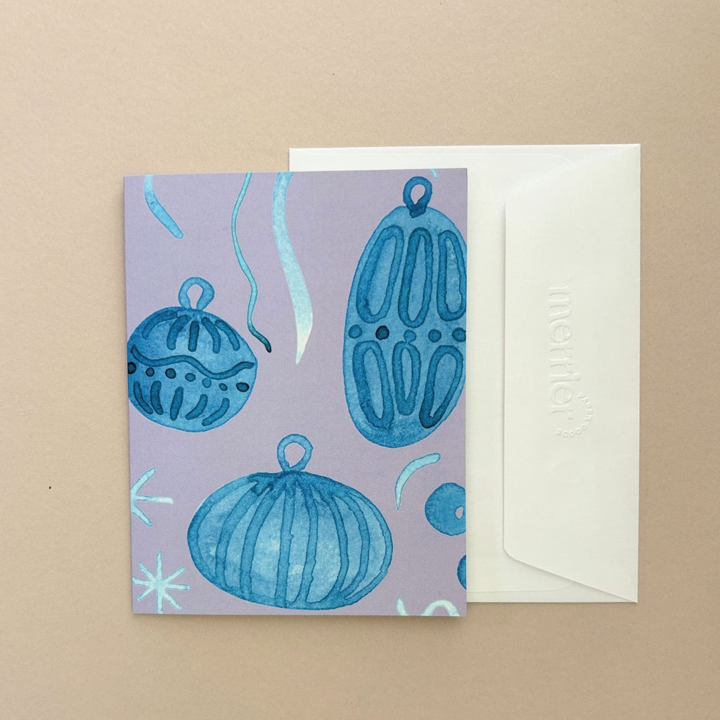 Baubles Holiday Greeting Card