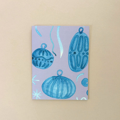 Baubles Holiday Greeting Card