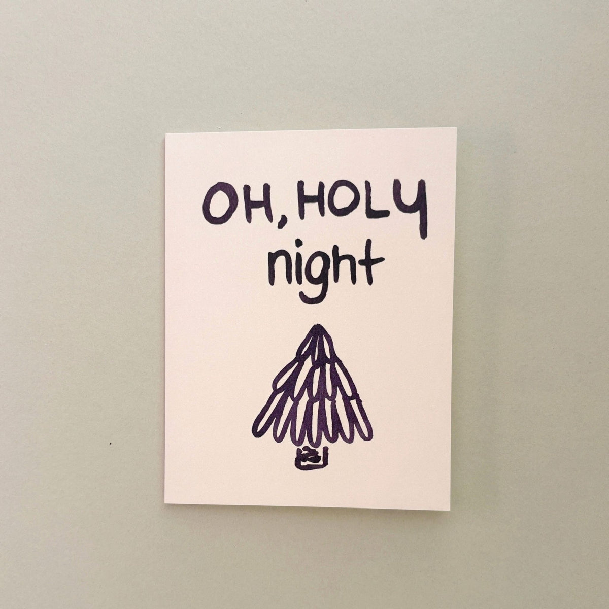 Oh, Holy Night Holiday Greeting Card