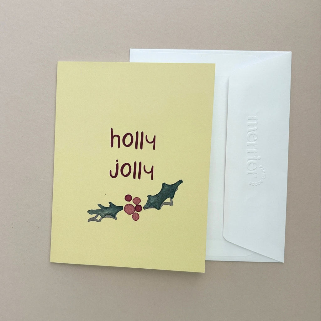 Holly Jolly Holiday Greeting Card