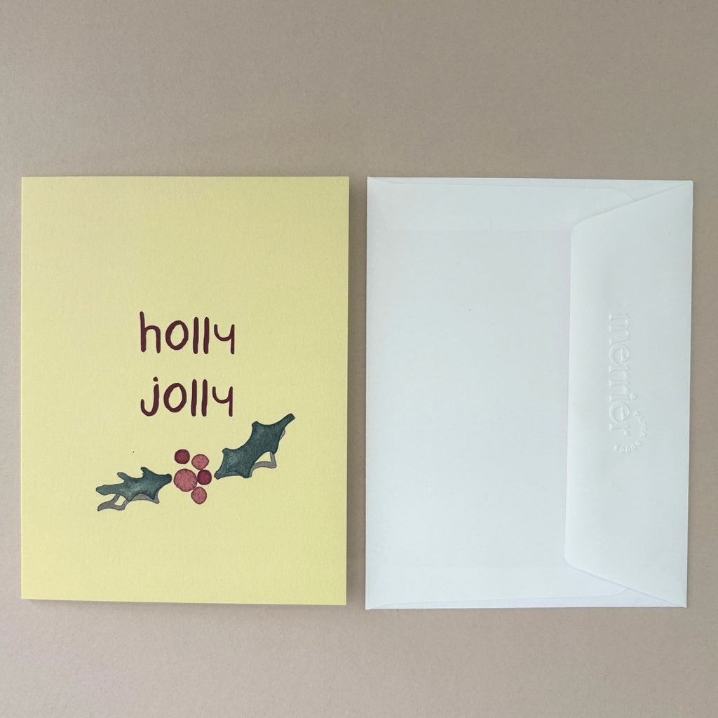 Holly Jolly Holiday Greeting Card