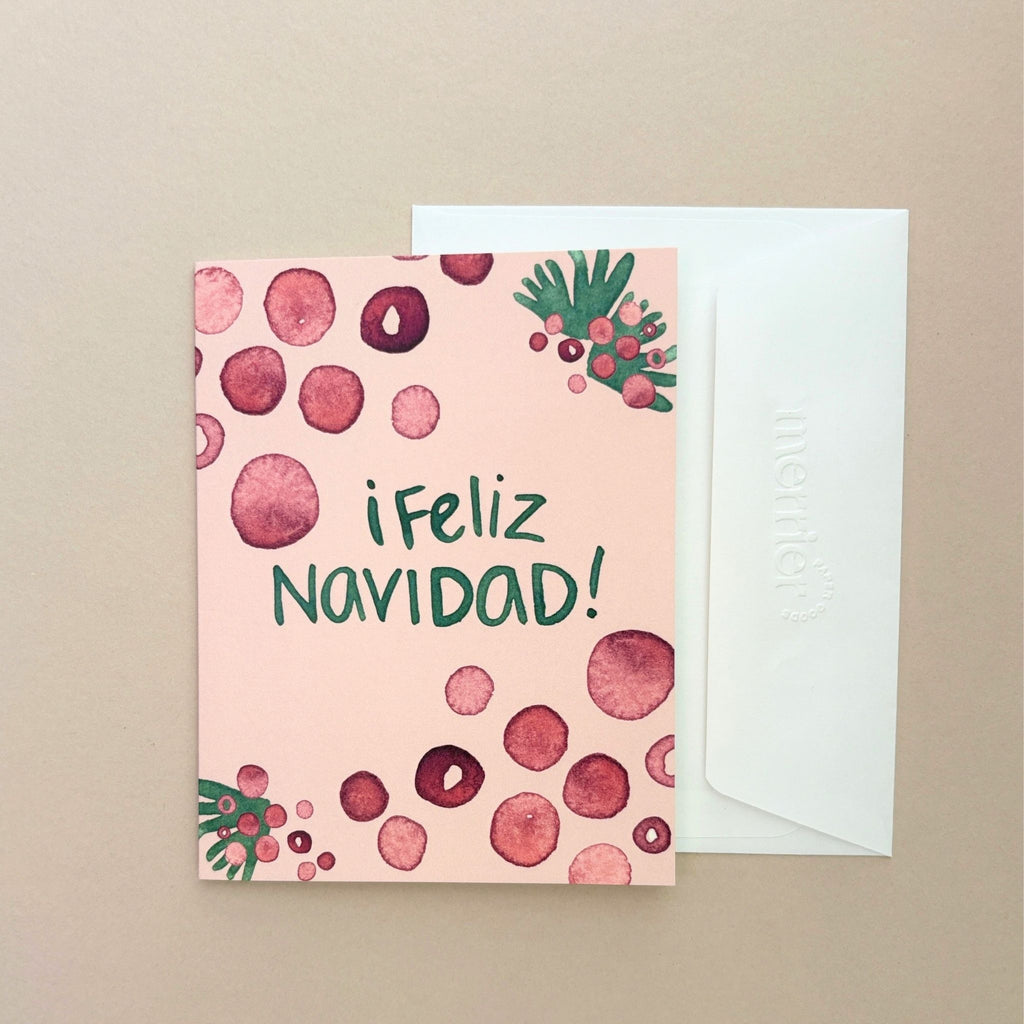 Feliz Navidad Holiday Greeting Card