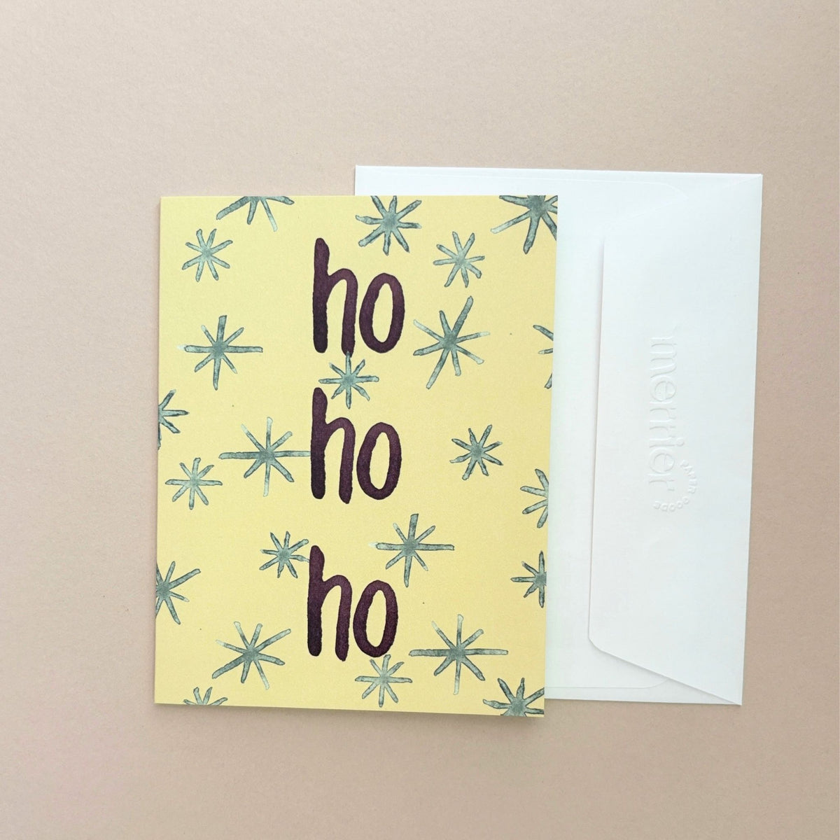 Ho Ho Ho Holiday Greeting Card