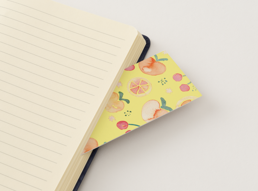 Yellow Citrus Cherries MC Bookmark