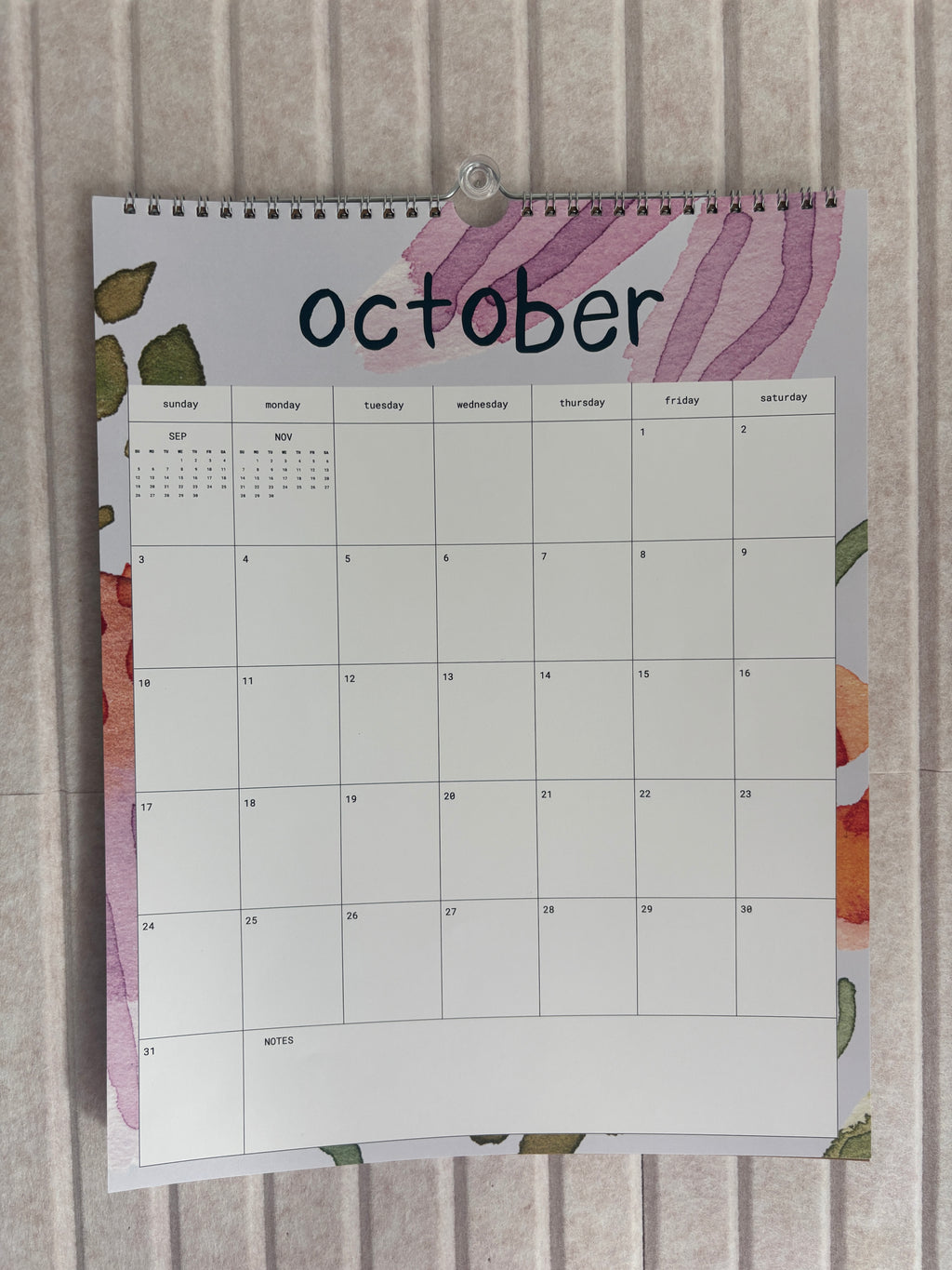 2027 12-Month Hanging Wall Calendar