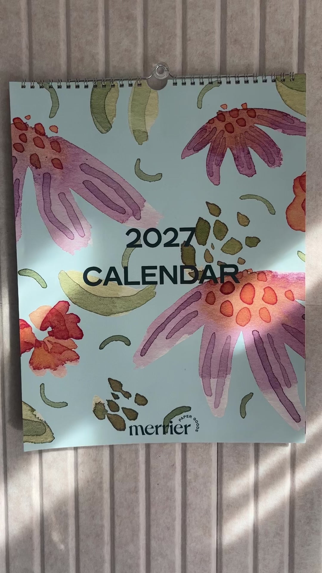 2027 12-Month Hanging Wall Calendar