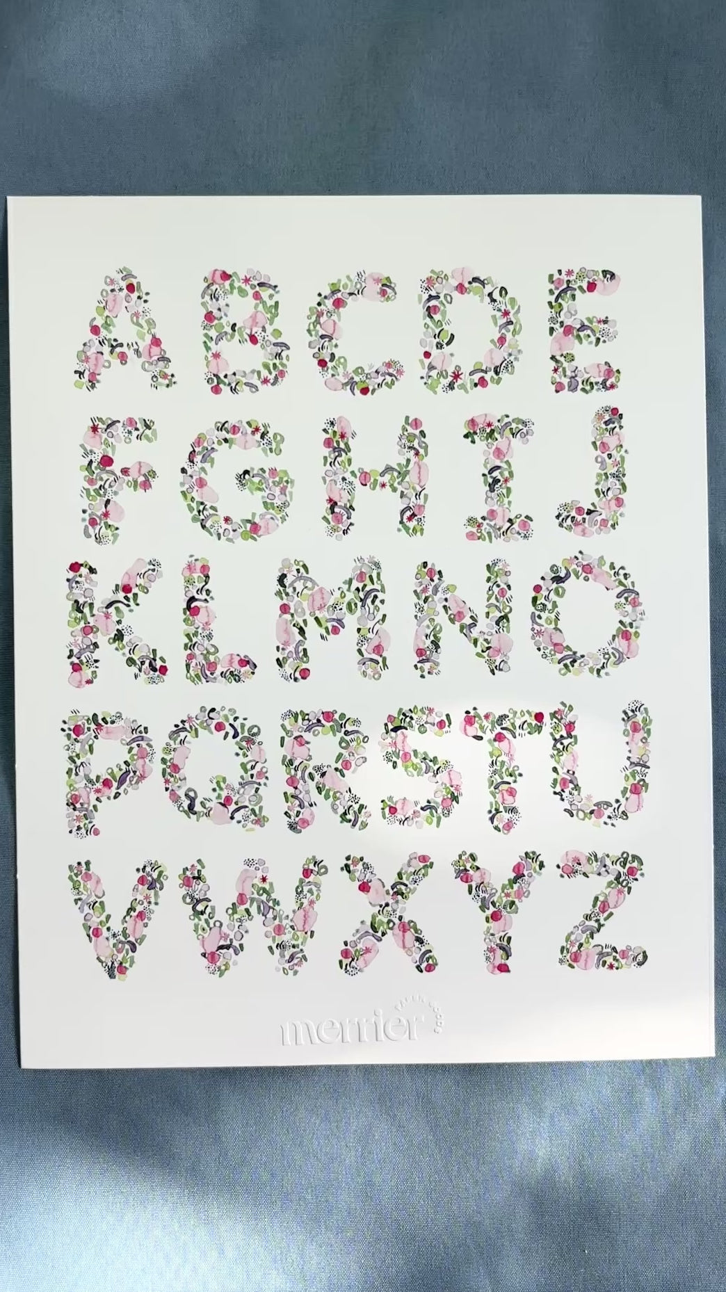 Abstract Alphabet Print