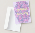 Happiest Birthday Blooms Card