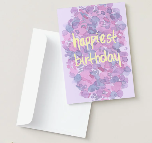 Happiest Birthday Blooms Card